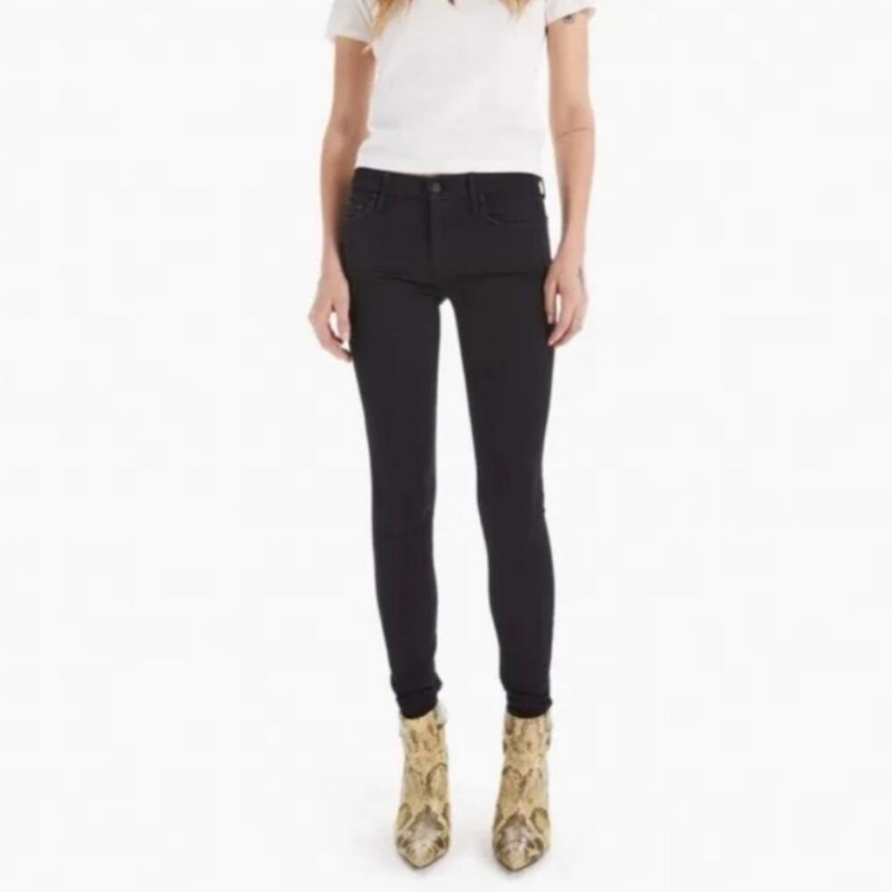Mother The Looker Black Jeans in Tongue Tied Size 25x29